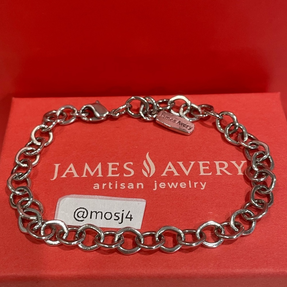 James Avery Forged Link Charm Bracelet